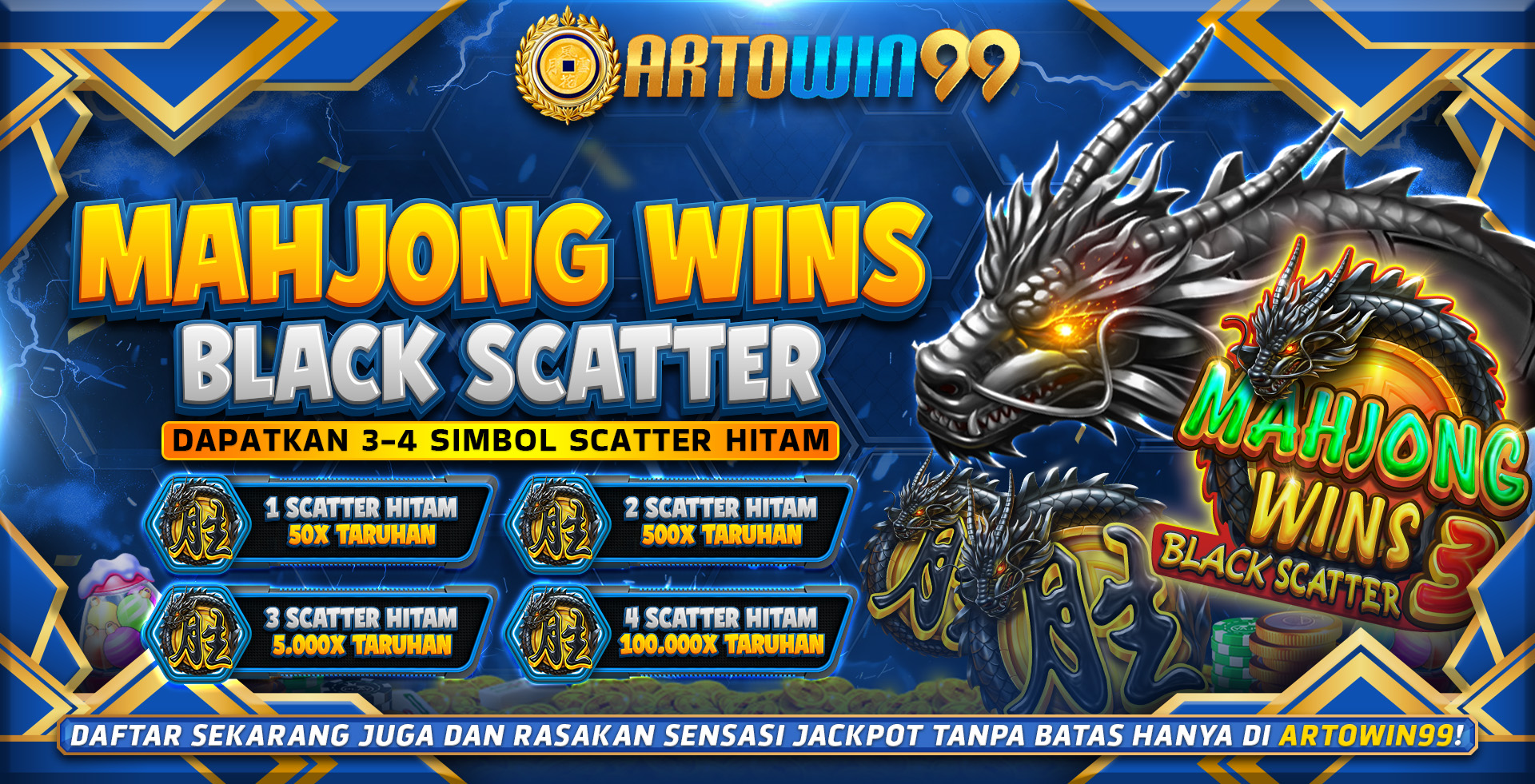 MAHJONG BLACK SCATTER